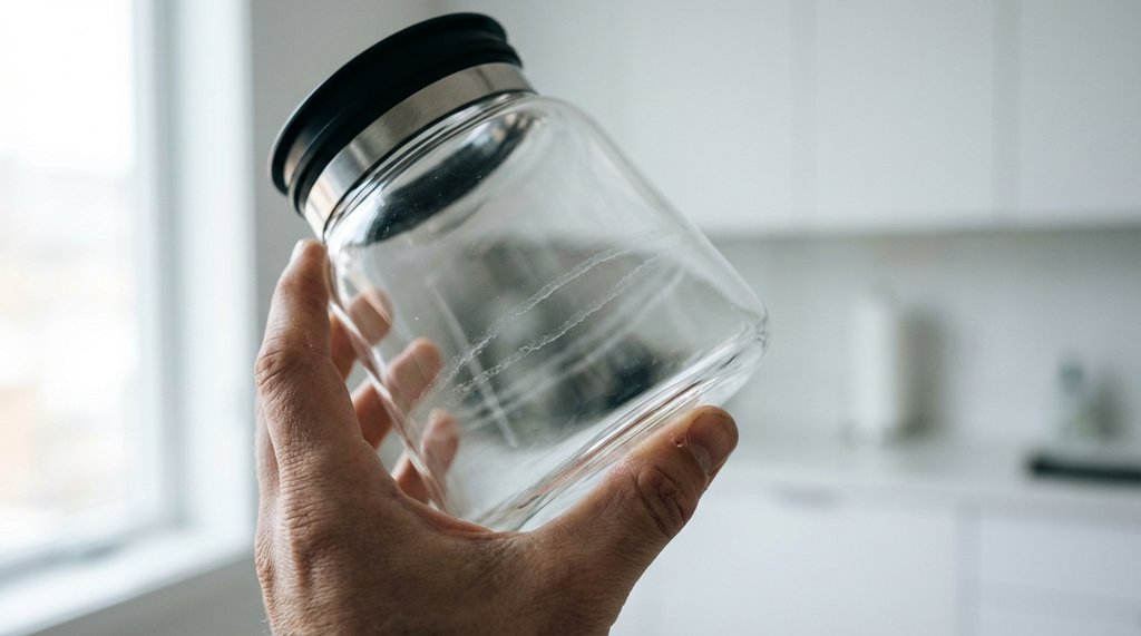 Ratio Eight coffee maker with visible glass boiler showing early mineral deposits