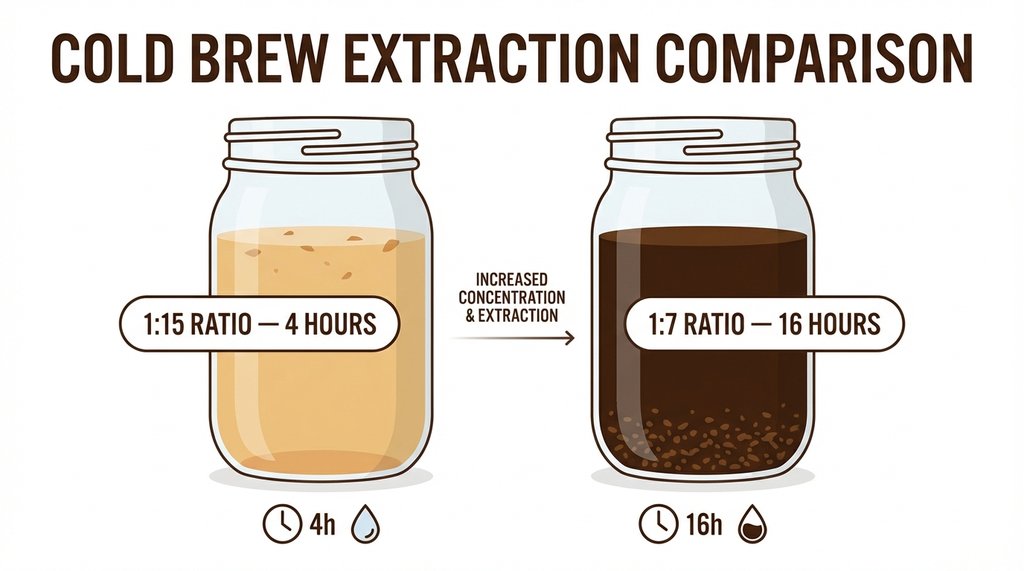 Weak vs Strong Cold Brew Comparison