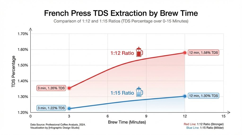 TDS Extraction Over Time Line Chart