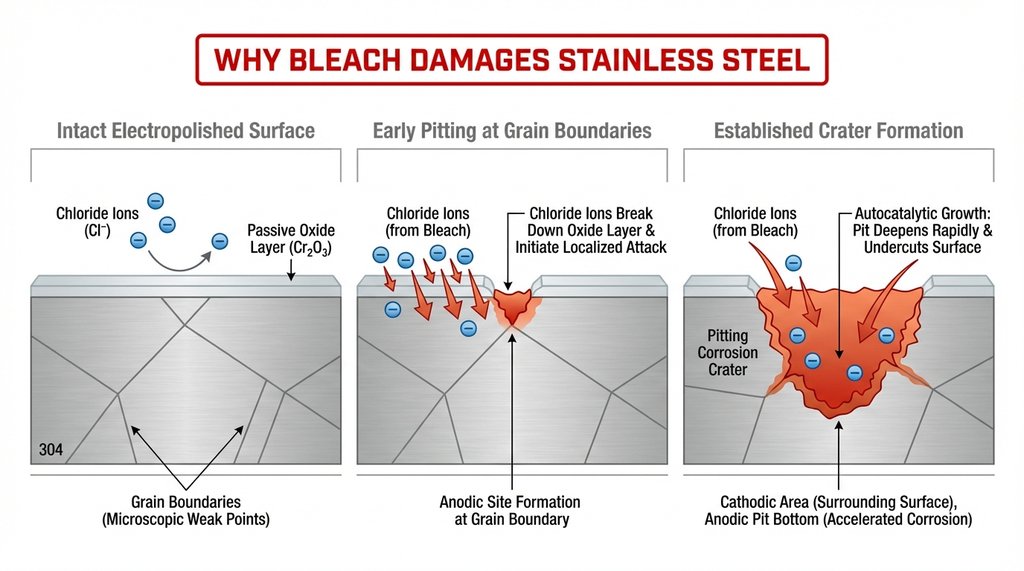 Chloride Pitting Corrosion Diagram Infographic