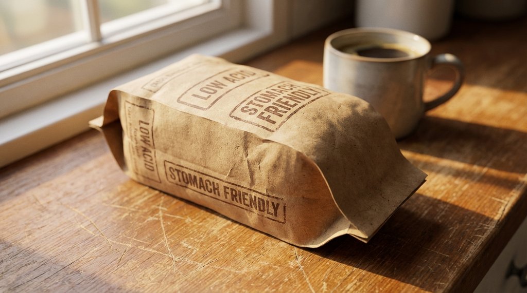 Low Acid Coffee Marketing Bag