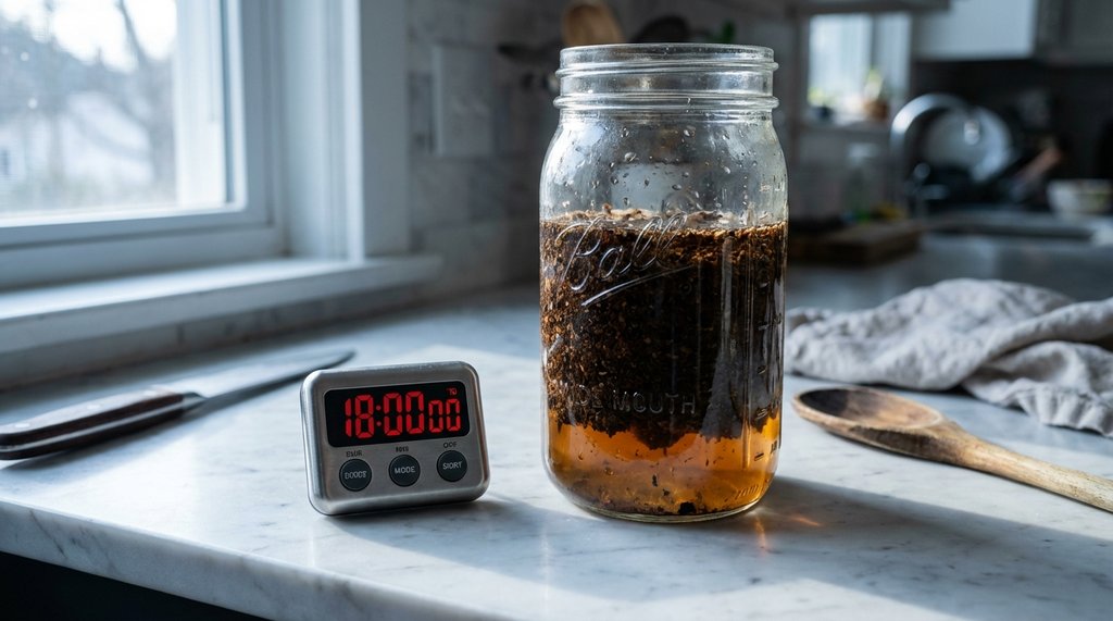 Cold Brew Coffee Concentrate Setup