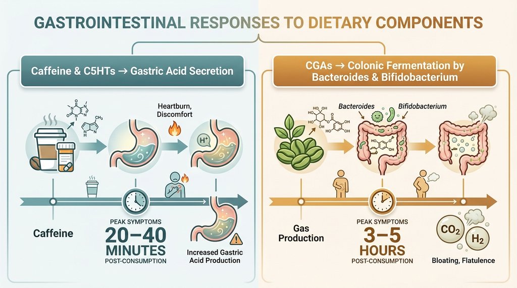 Coffee Symptom Timing Pathway Diagram