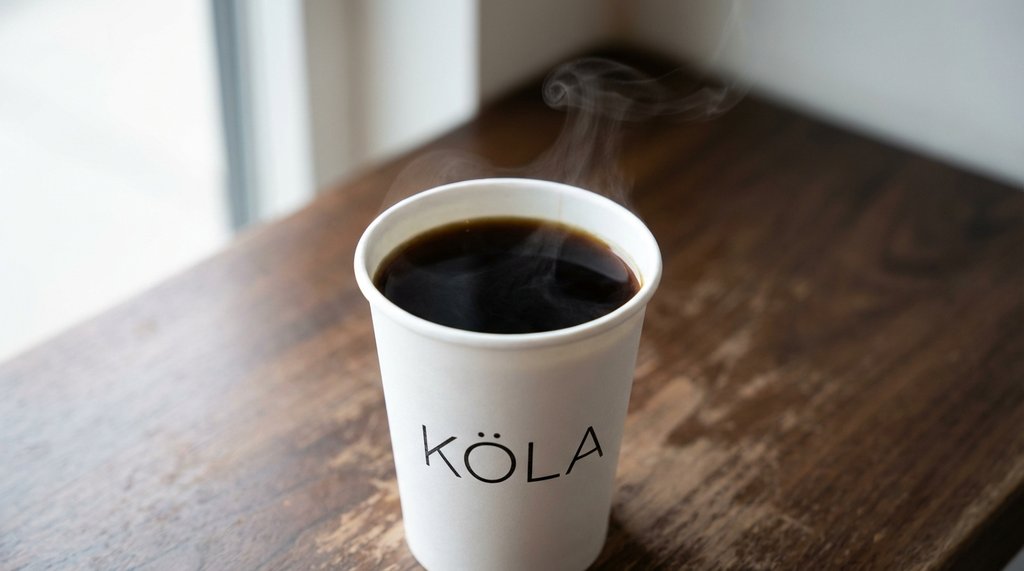 Black Drip Coffee in Branded Cup